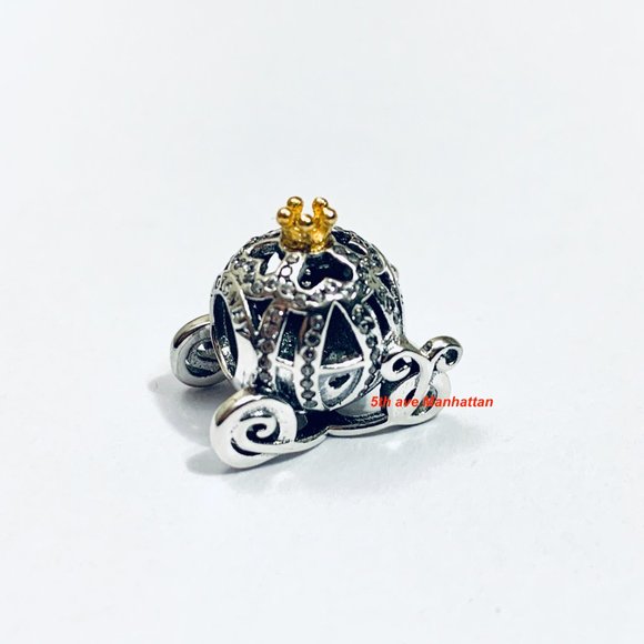 Pandora Charm CINDERELLA's PUMKIN Coach Disney - Picture 4 of 12